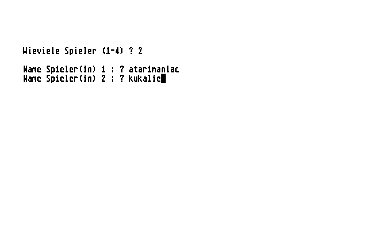 Auto-Börse atari screenshot